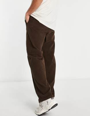 brown corduroy joggers