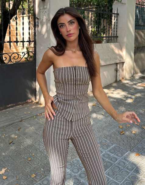 Bershka Corset bandeau top - view 1