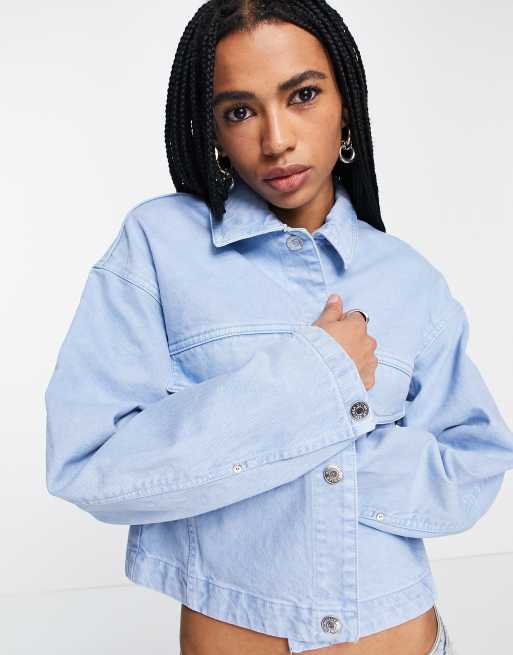 Light blue hot sale cotton jacket