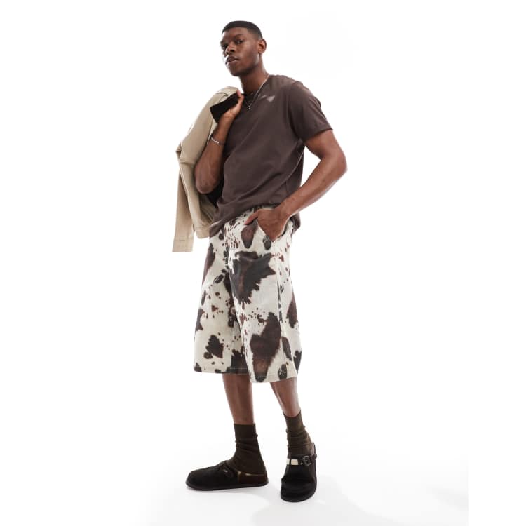 THEREDTHREAD / ザレッドスレッド】S cow short pants