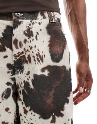 THEREDTHREAD / ザレッドスレッド】S cow short pants