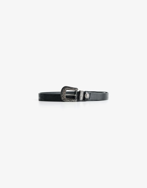 Bershka Cowboy belt in black - view 1