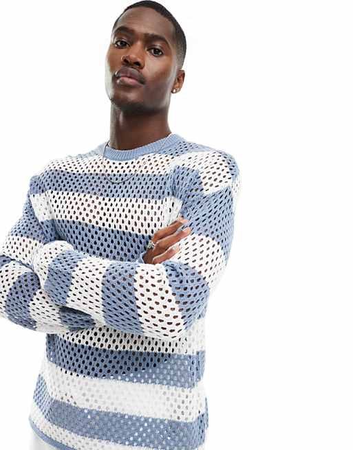 Stripe Round Neck Long Sleeve Sweaters Stripe Round Neck Long Sleeve Sweaters