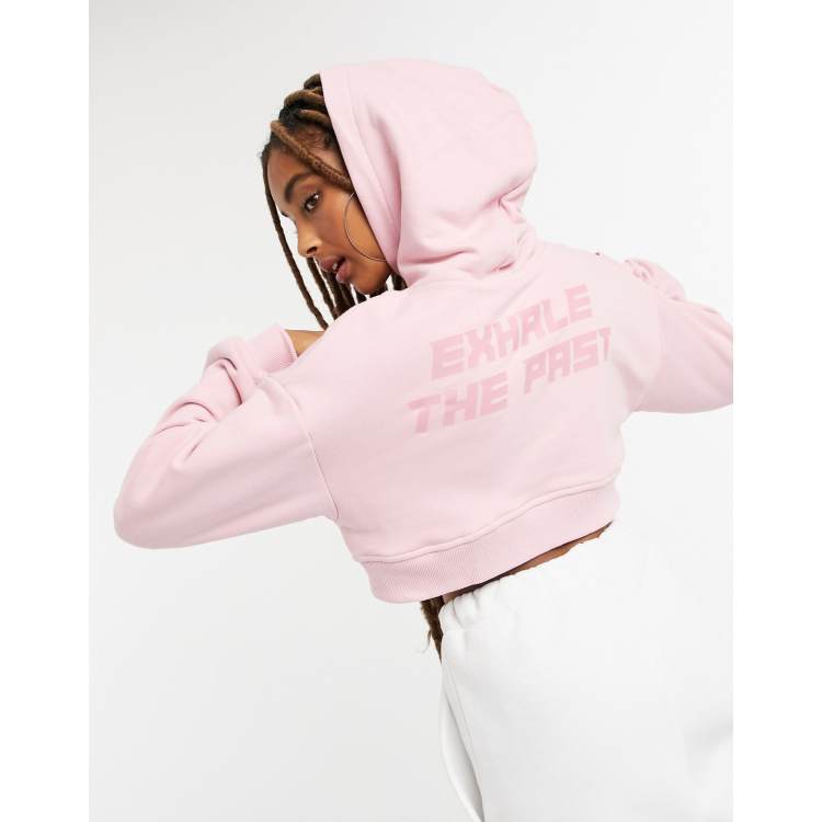 Bershka store hoodie pink