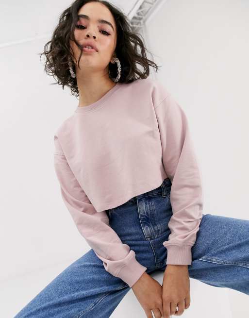 Cropped best sale sweater bershka