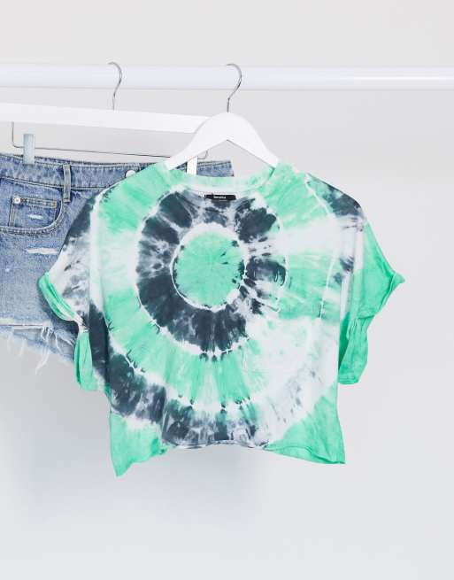 Bershka t shirt tie dye sale