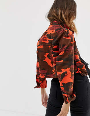 orange camo jacket cropped