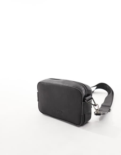 Bershka cross body bag in black | ASOS