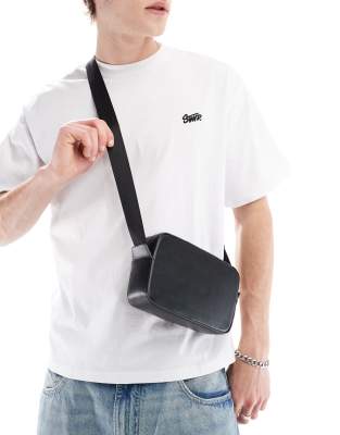 Bershka Kids' Cross Body Bag In Black