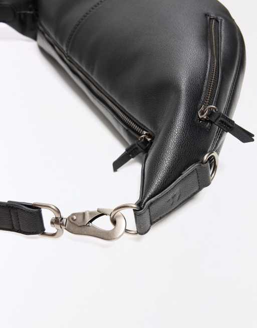 Bershka Crossbody bag in black, 2 of 4