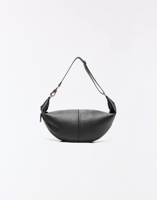 Bershka Crossbody bag in black, 3 of 4