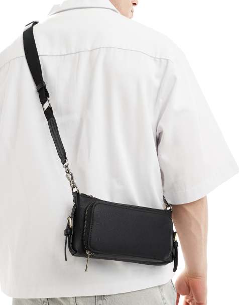 Bershka - Crossbody tas in zwart - view 1