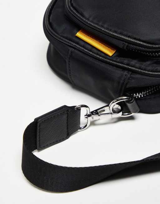 Bershka - Crossbody tas met zak in zwart , 3 van 4