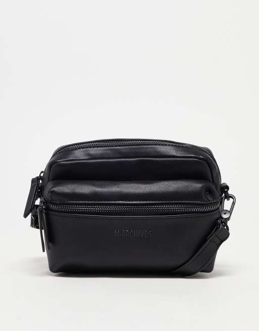 Bershka - Crossbody tas van PU in zwart
