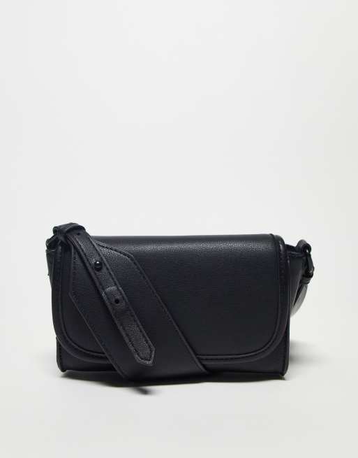 Bershka - Crossbodytas in zwart