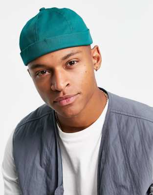 Bershka docker hat in green - ASOS Price Checker