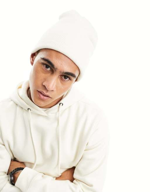 Bershka – Czapka beanie w kolorze ecru
