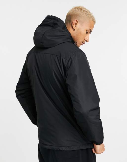 Bershka – Czarna kurtka wiatrówka zakładana przez głowę, 2 z 4