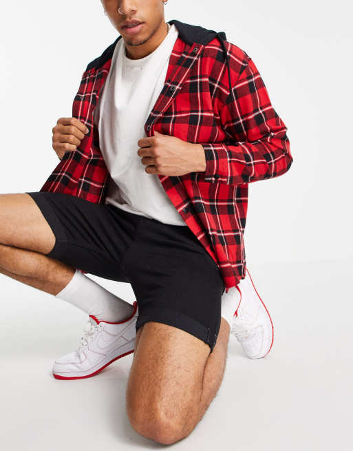 Bershka – Czarne jeansowe szorty o bardzo obcisłym kroju, 4 z 4
