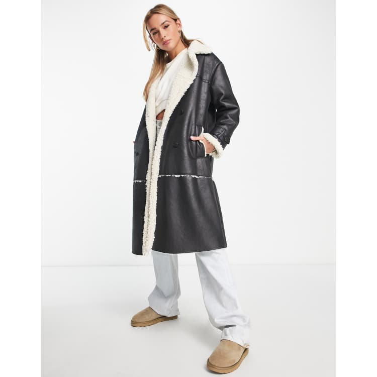 bershka double faced jacket