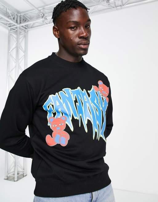 Black 2024 printed sweatshirt