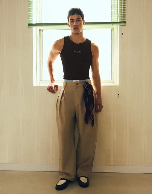 Débardeur imprimé gaufré - Tee-shirts - Homme