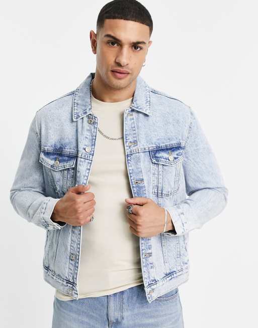 Jacket jeans bershka best sale