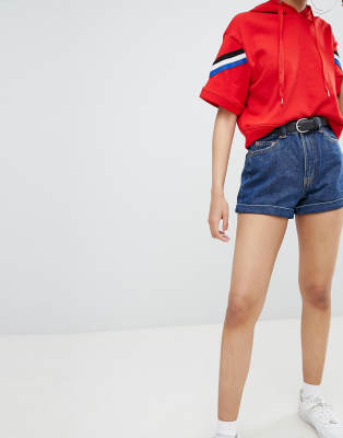 bershka denim shorts