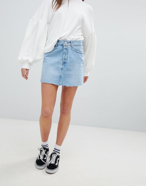 Bershka vintage sales denim skirt