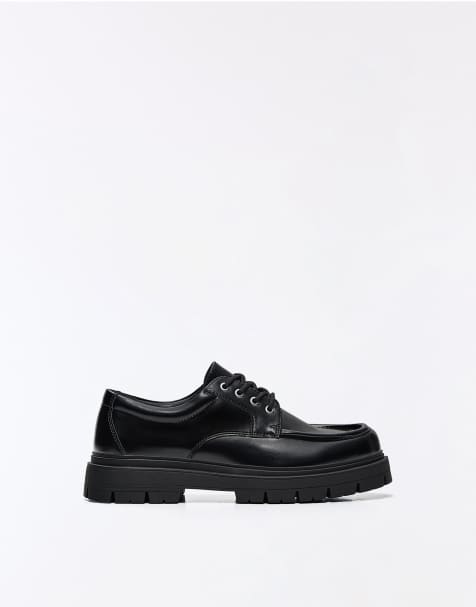 Bershka Derby-Schuhe in Schwarz - view 1