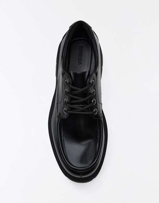 Bershka Derby-Schuhe in Schwarz, 5 von 7