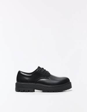 Bershka Derby shoes in black