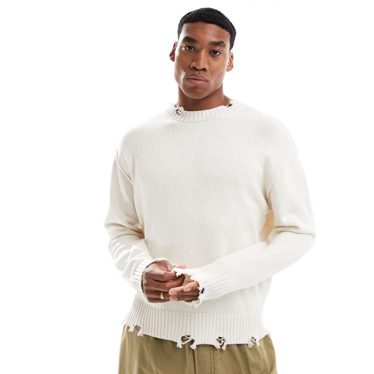 トップス XLARGE BURNING MONSTER CREWNECK KNIT XLARGE セーター ニット BURNING MONSTER CREWNECK KNIT メンズ