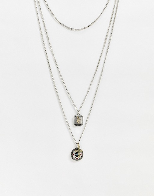 Bershka double layer necklace