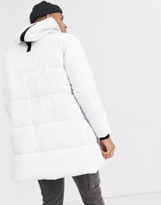 doudoune longue blanche