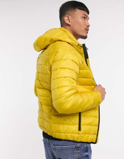 Doudoune jaune online bershka