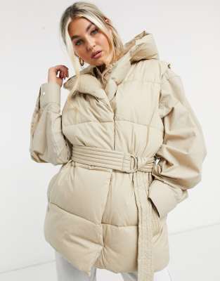 doudoune sans manche ecru