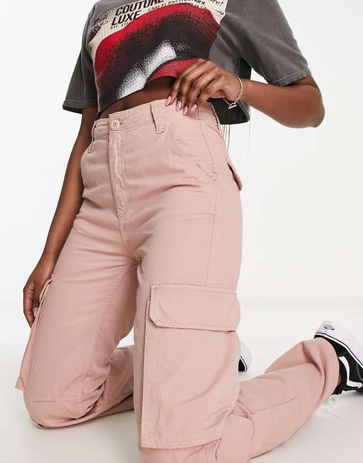 BNWT] ZARA Cargo Pants (Dusty Pink), Women's Fashion, Bottoms