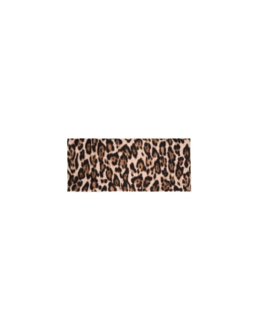 Bershka écharpe imprimé animal marron, 4 de 4