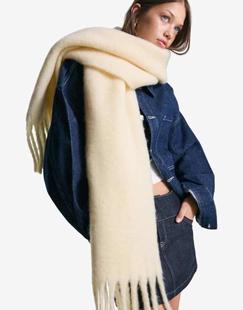 Bershka - Écharpe style couverture - Jaune - view 1