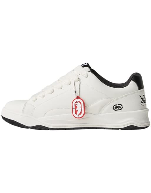 Bershka – Ecko – Klobige Skater-Sneaker in Weiß ASOS