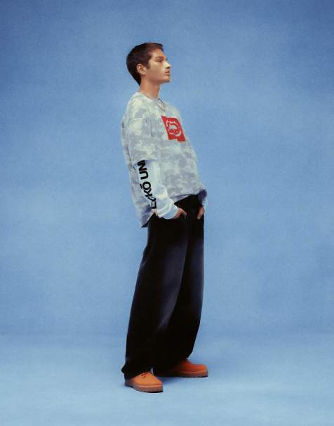 Bershka – Ecko Unltd – Grön t-shirt med fejkat underlager - view 1