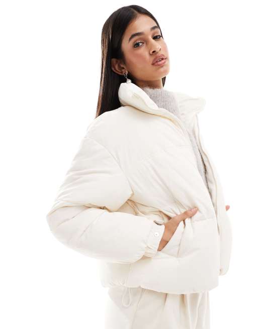 Bershka - Ecru foret jakke