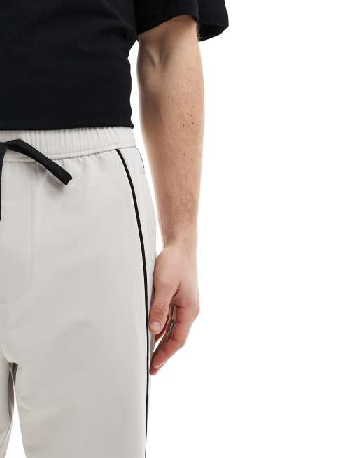 Bershka - Elegante baggy broek in grijs, 5 van 5