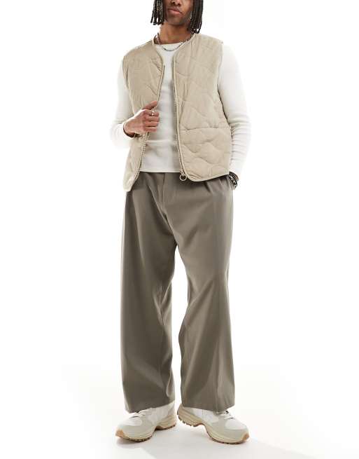 Bershka - Elegante ballonbroek in beige