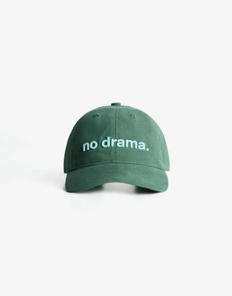 Bershka Embroidered cap in green - view 1