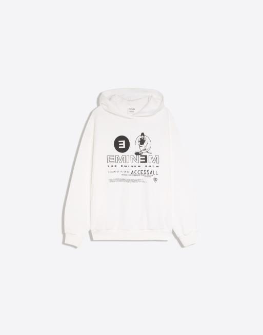Bershka Eminem Kapuzenpullover in Weiß, 5 von 5