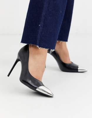 escarpin noir bershka