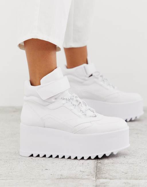 Bershka platform hot sale trainers