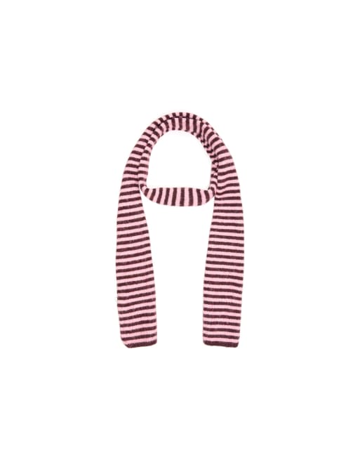 Bershka extra langer Strickschal in Pink, 3 von 3